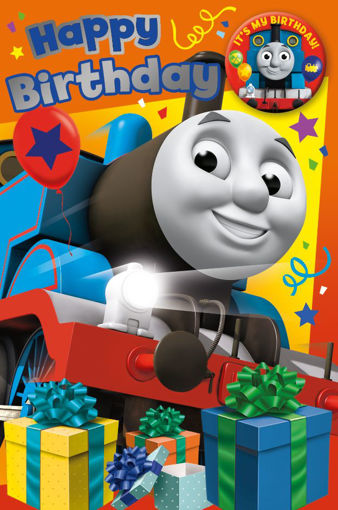 Picture of THOMAS BADGE BIRTHDAY CARD